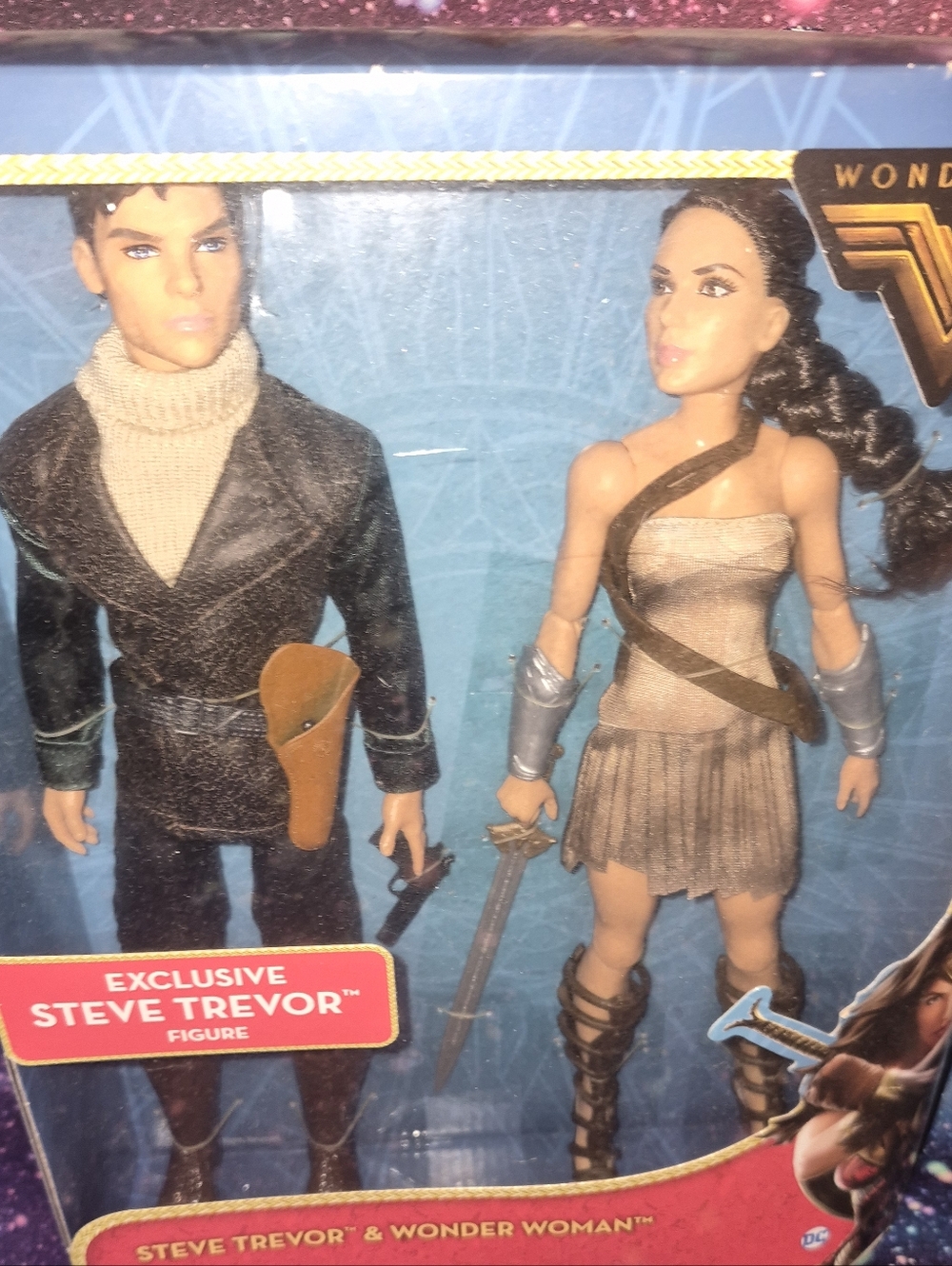 🛡️✨ Steve Trevor & Wonder Woman Collector Doll Set ✨🛡️